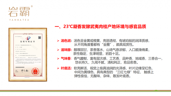 严谨、科学的诠释岩韵奥秘 ——《23℃凝香发酵技术武夷肉桂品质白皮书》发布